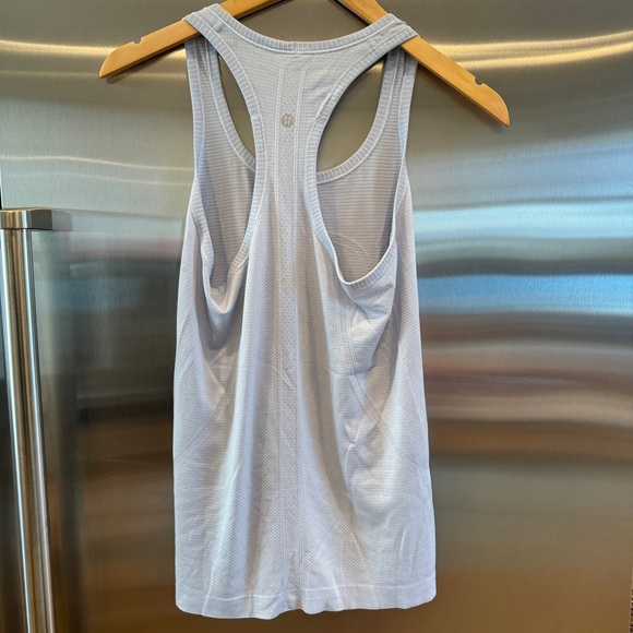Lululemon Swiftly Tech Racerback Tank Top Caspian Light Blue Lightweight OG - Picture 7 of 16